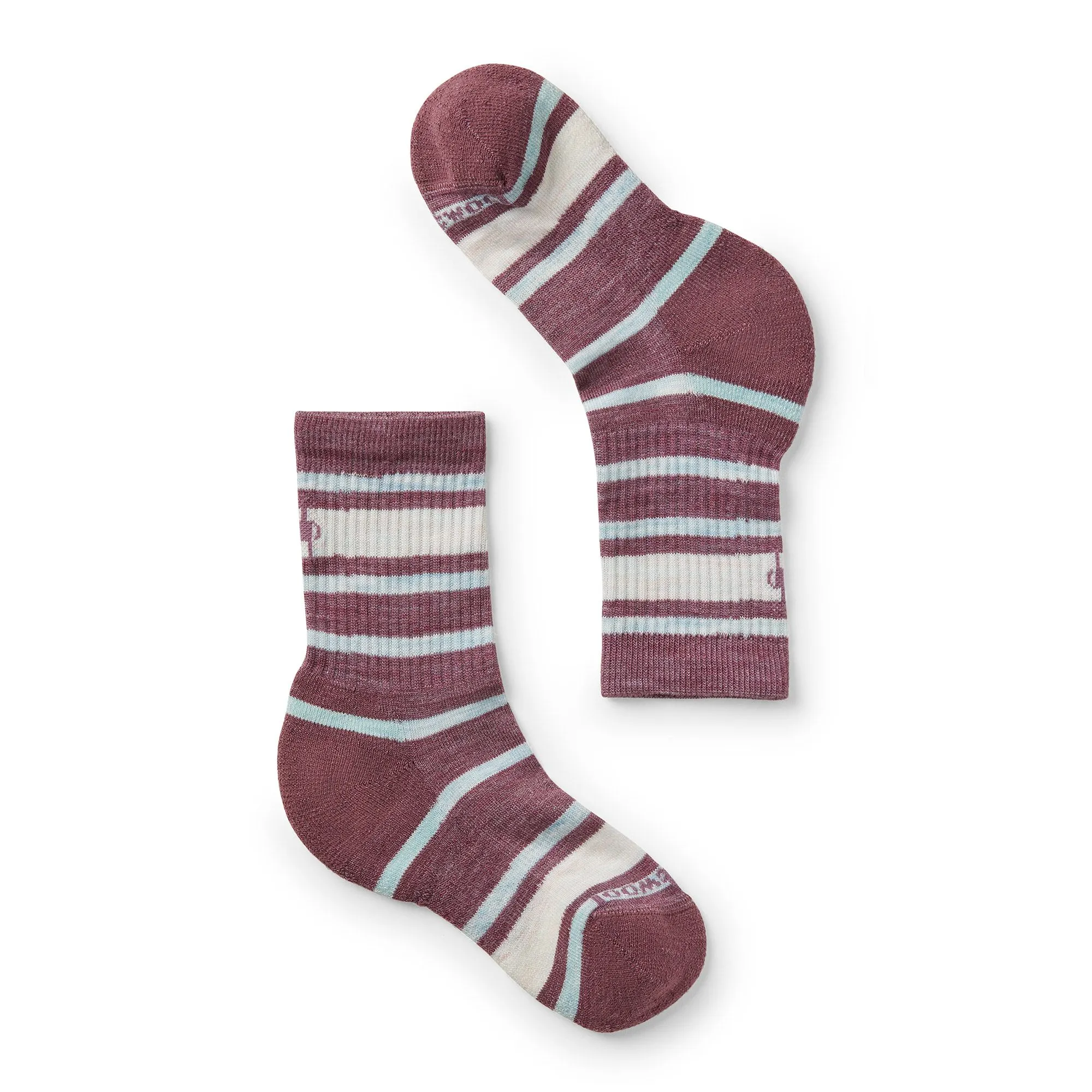 Striped Light Hiking Crew Socks Kids'