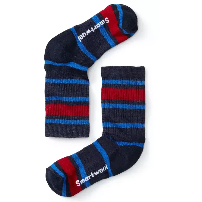 Striped Light Hiking Crew Socks Kids'