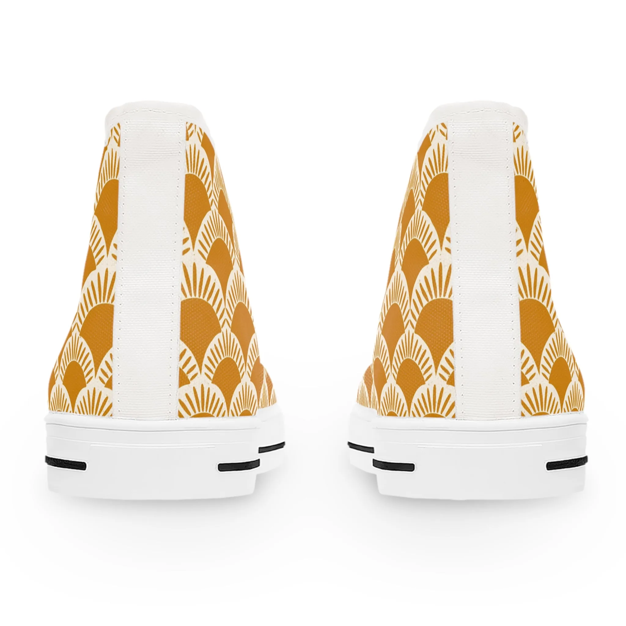 Sunny Pattern Women's High Top Sneakers