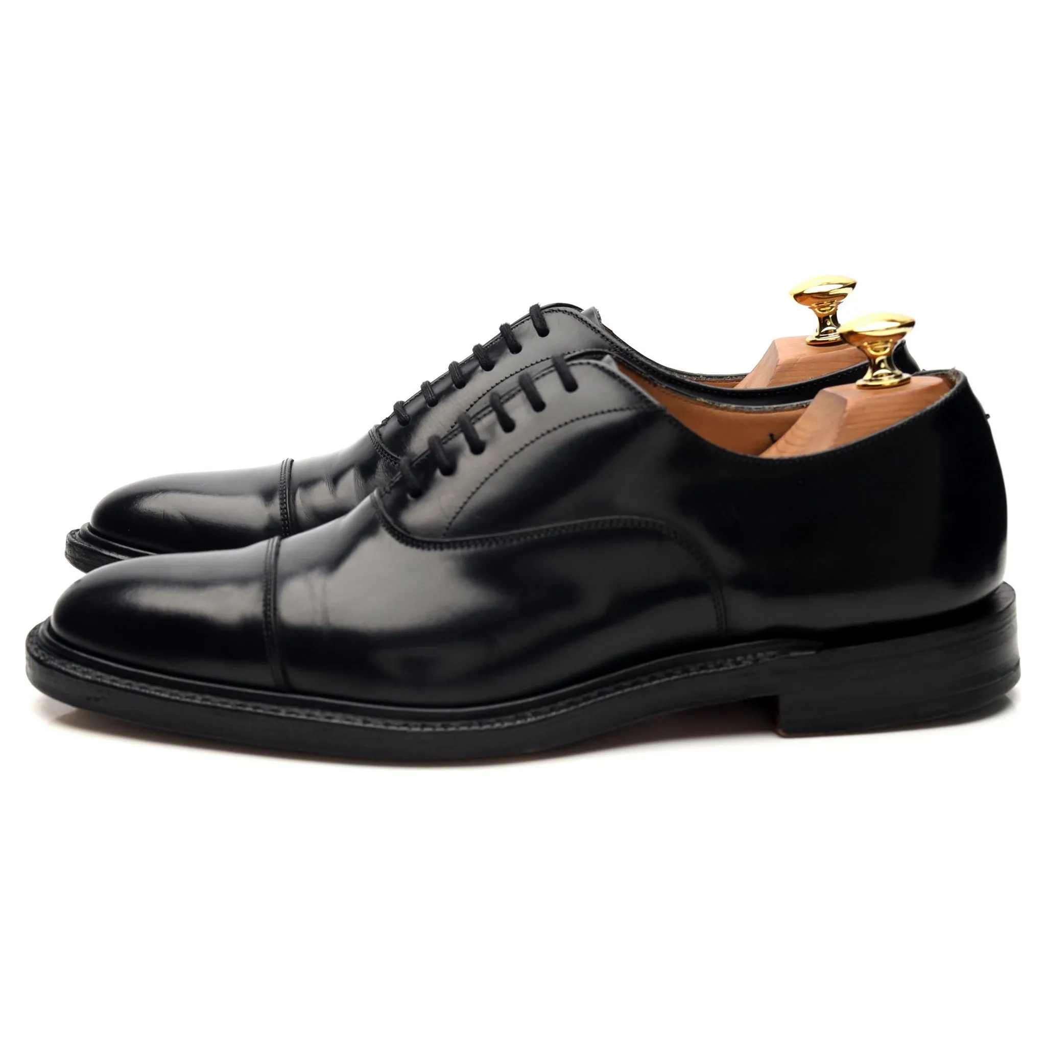 'Vienna' Black Leather Oxford UK 6 F