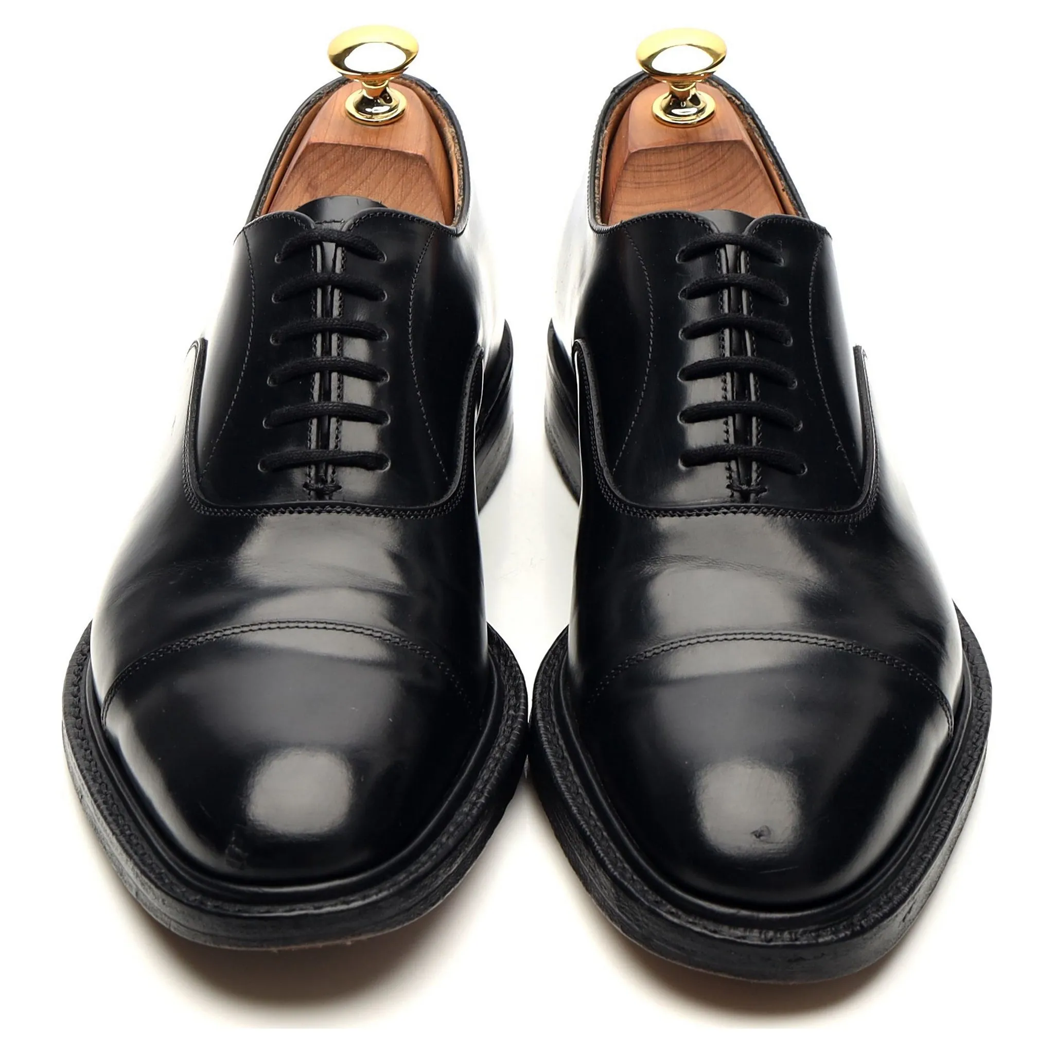 'Vienna' Black Leather Oxford UK 6 F