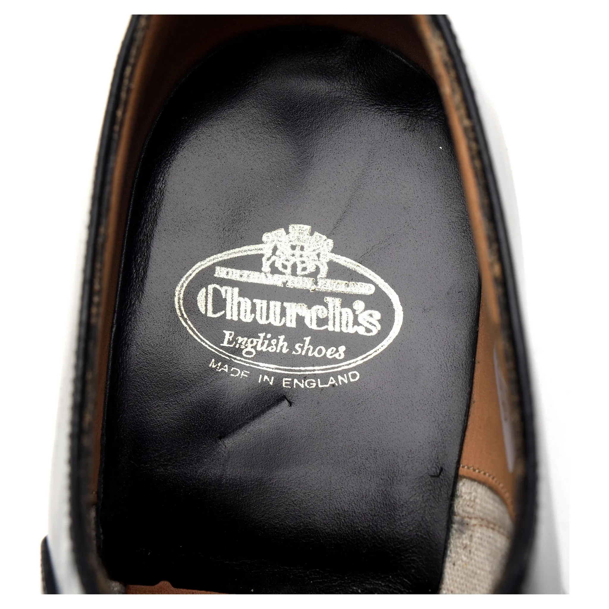 'Vienna' Black Leather Oxford UK 6 F