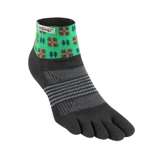 Womens Injinji Trail Artist Designed Mini-Crew Socks